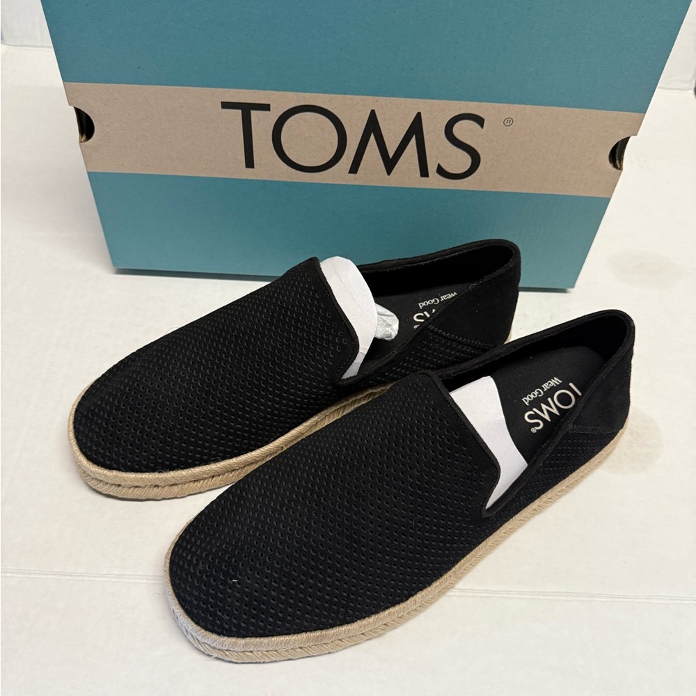 toms perforated suede espridells